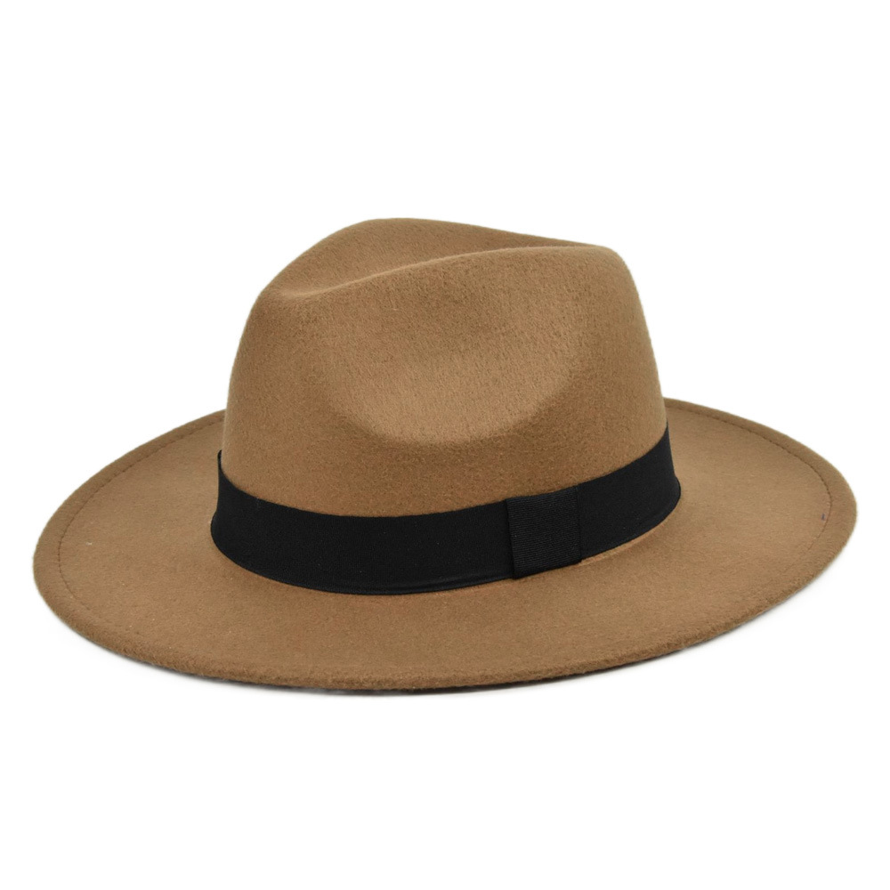 Fedora Hat Wool - New Vintage Fedora Men Wool Wide