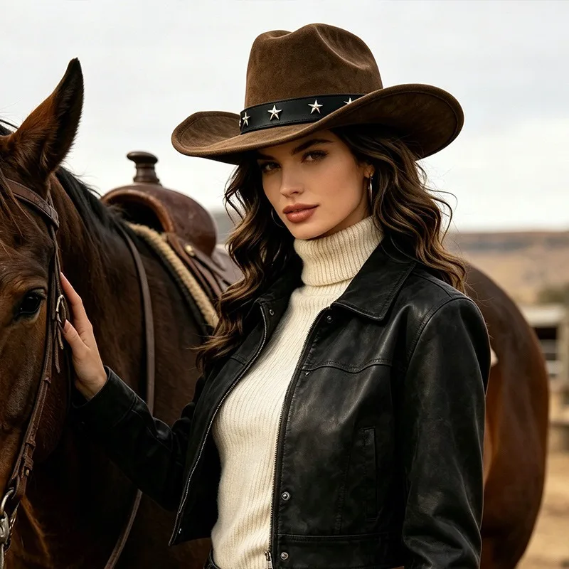 Women Hot Sale Wide Brim Cowbo - огляд і ціна Fedora Hat Wool