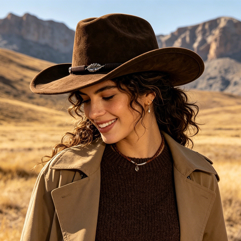 Western Cowboy Style Panama Wo - огляд і ціна Fedora Hat Wool