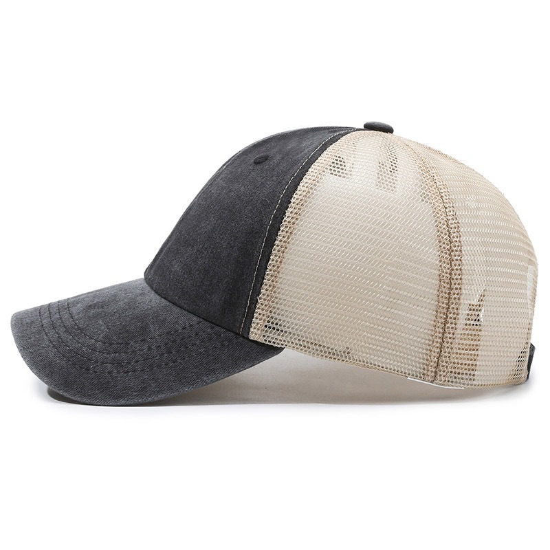 Custom Logo Washed Mesh Cap Br - огляд і ціна Visor Sun Hat