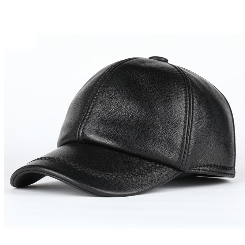 Adult New Genuine Leather Hat  - огляд і ціна Baseball Cap Structured