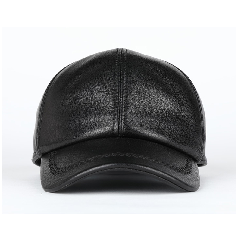 Adult New Genuine Leather Hat  - огляд і ціна Baseball Cap Structured