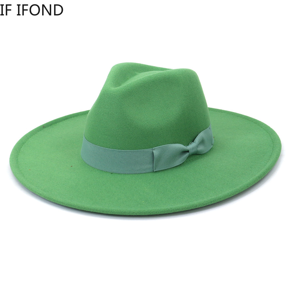Big Wide Brim Women Hats 2021  - огляд і ціна Fedora Hat Wool