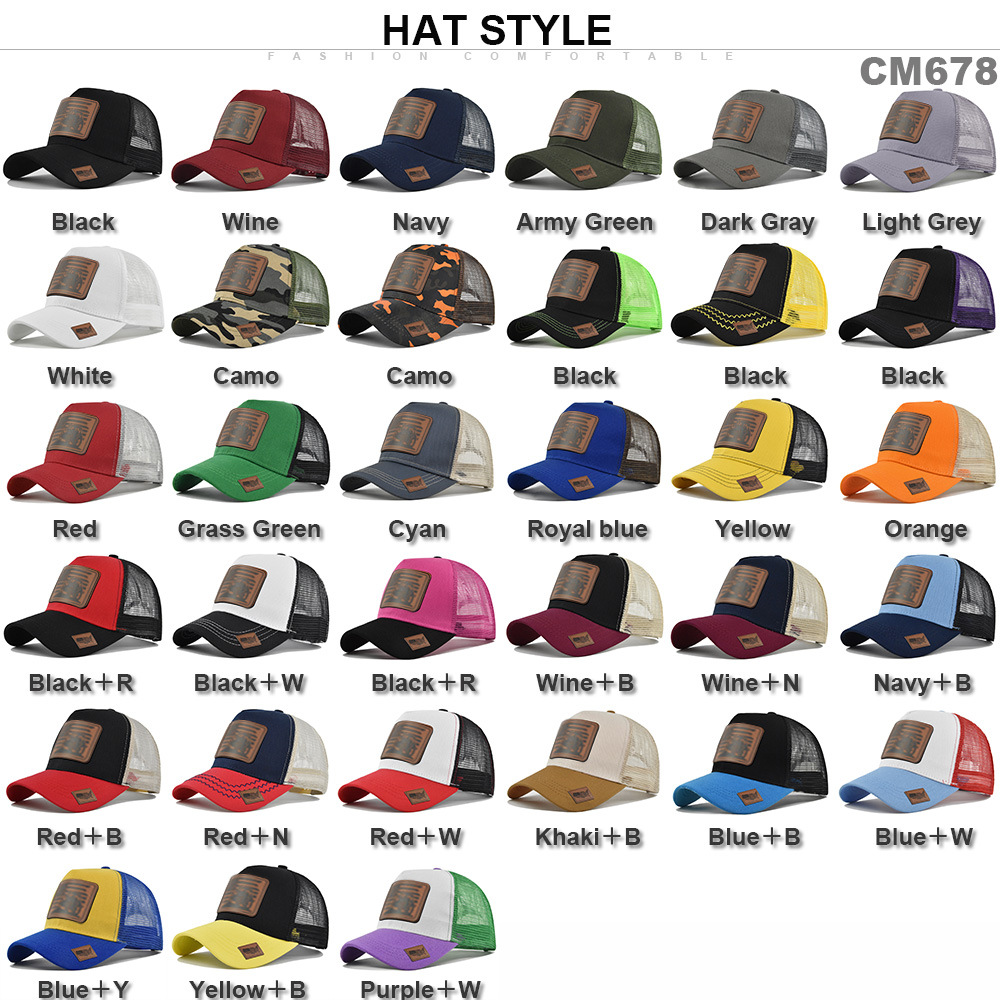 New Unisex Fashion Spring Summ - огляд і ціна Trucker Cap Mesh