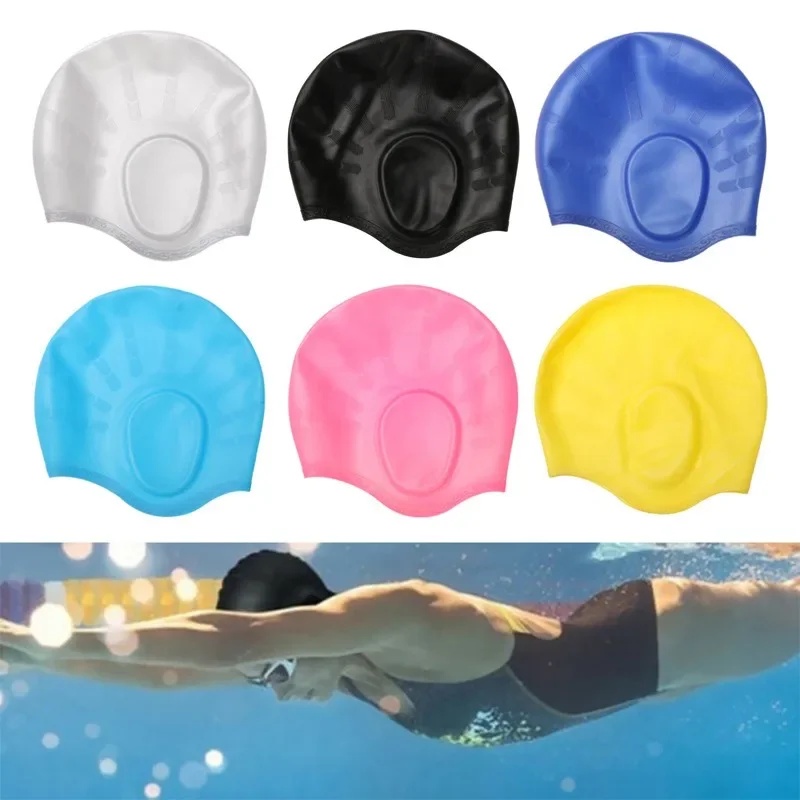 Silicone Swimming Cap for Men  - огляд і ціна Swim Hat Silicone