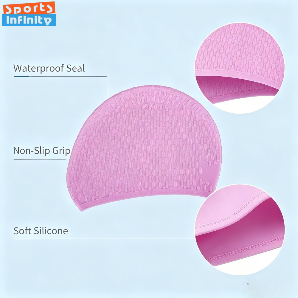 Adult Silicone Swim Cap for Wo - огляд і ціна Swim Hat Silicone