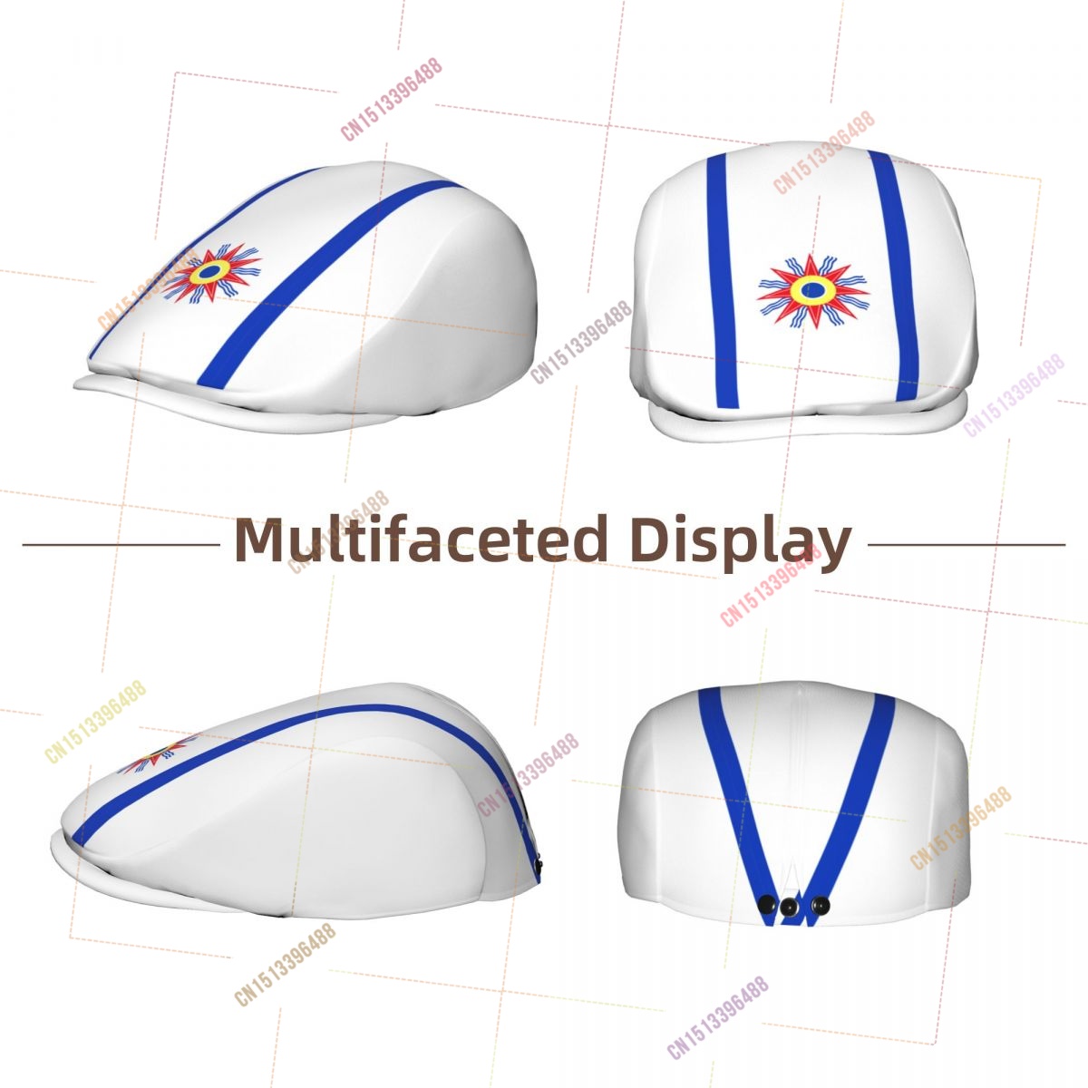 Chaldean Flag Men Women Flat I - огляд і ціна Newsboy Cap Ivy