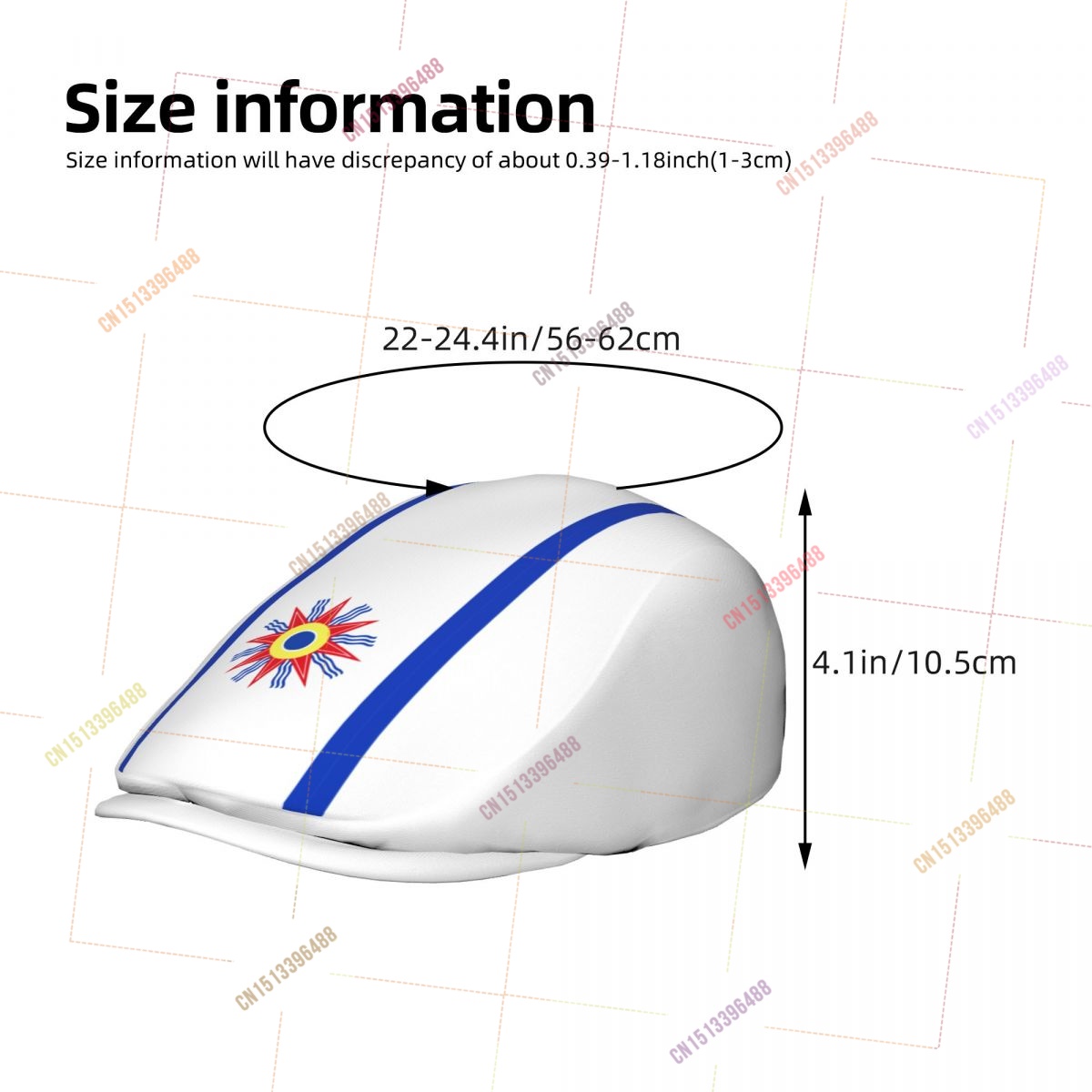 Chaldean Flag Men Women Flat I - огляд і ціна Newsboy Cap Ivy