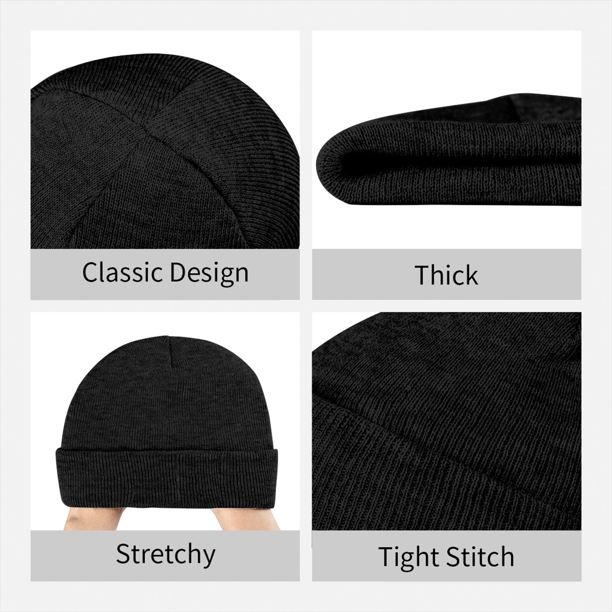Deus Vult - The Templar Knight - огляд і ціна Beanie Cuffed Knit