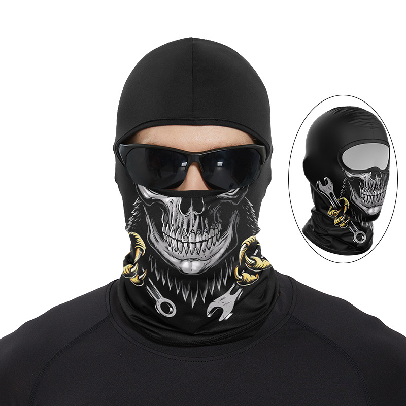 Funny Ape Mouth Skull Balaclav - огляд і ціна Skull Cap Helmet Liner
