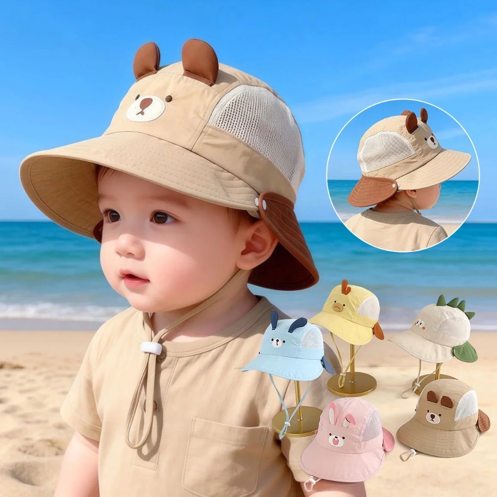 Cute Cartoon Baby Beach Hat wi - огляд і ціна Visor Sun Hat