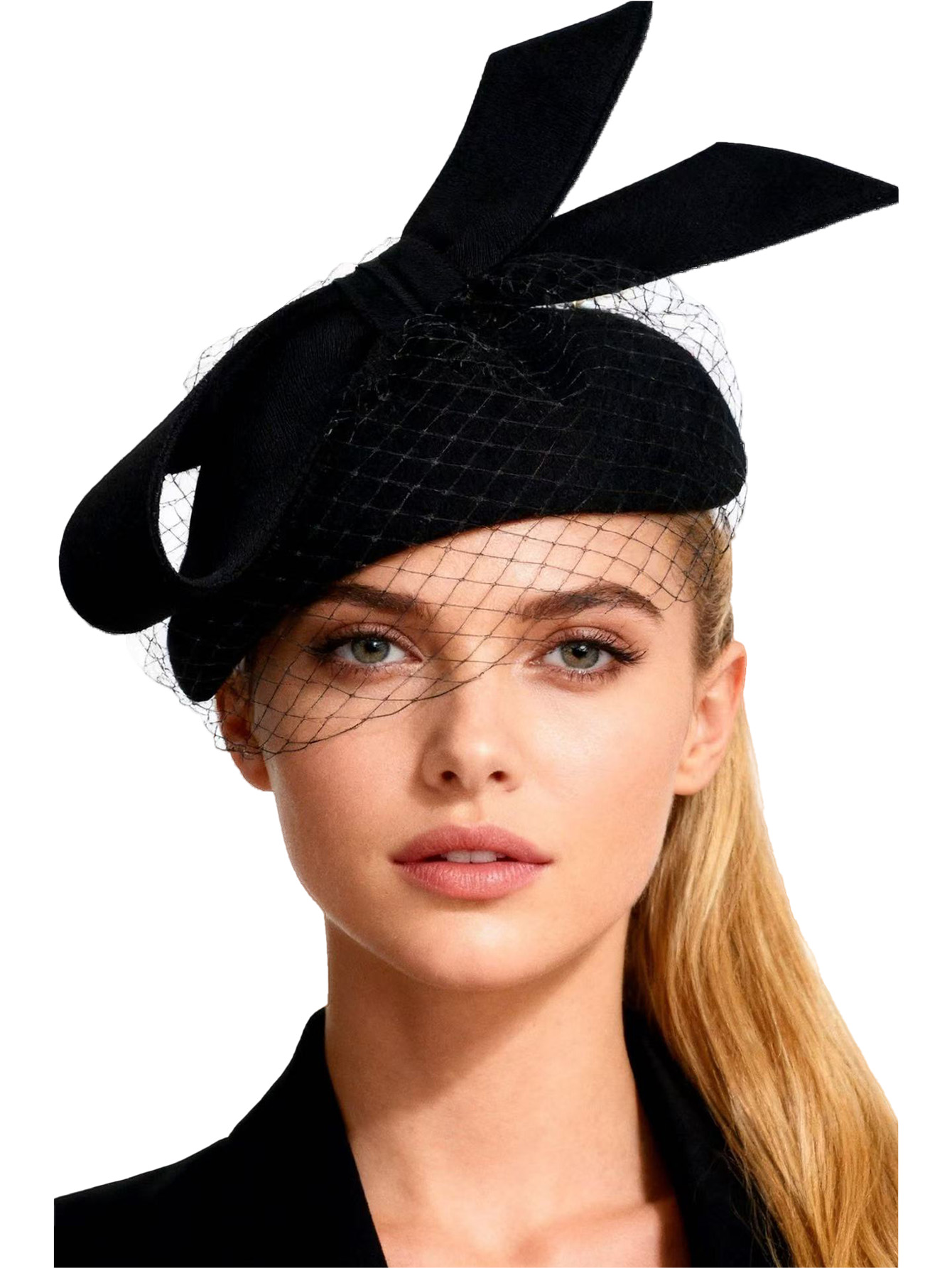 French White Beret Fascinator  - огляд і ціна Fedora Hat Wool