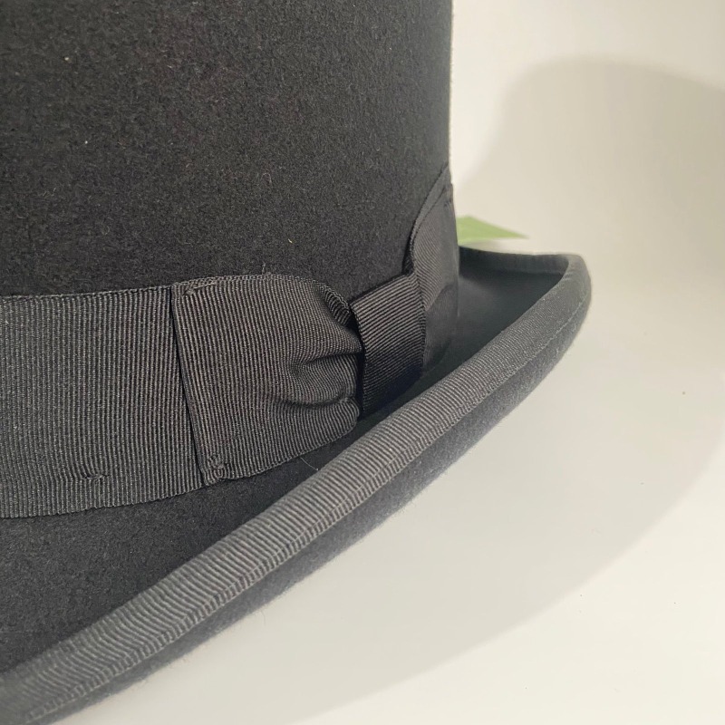 Black Wool Felt Top Hat Men's  - огляд і ціна Fedora Hat Wool